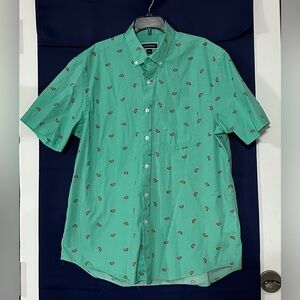 Mens Club Room watermelon Hawaiian shirt size large